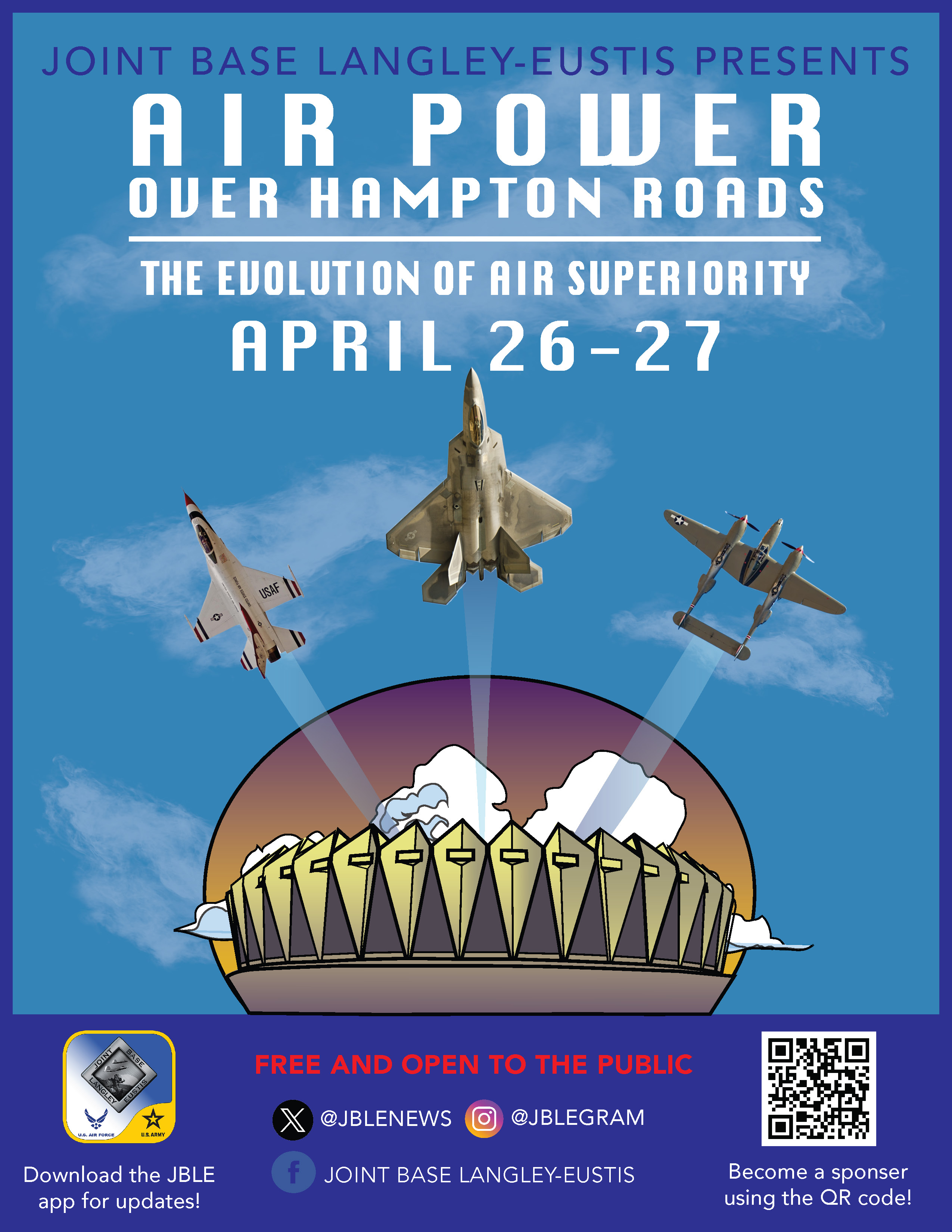 Flyer for 2025 Air Power Over Hampton Roads